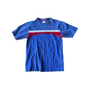 Vintage Tommy Hilfiger Mens X-Large Blue Ringer T Shirt Embroidered Logo 90s